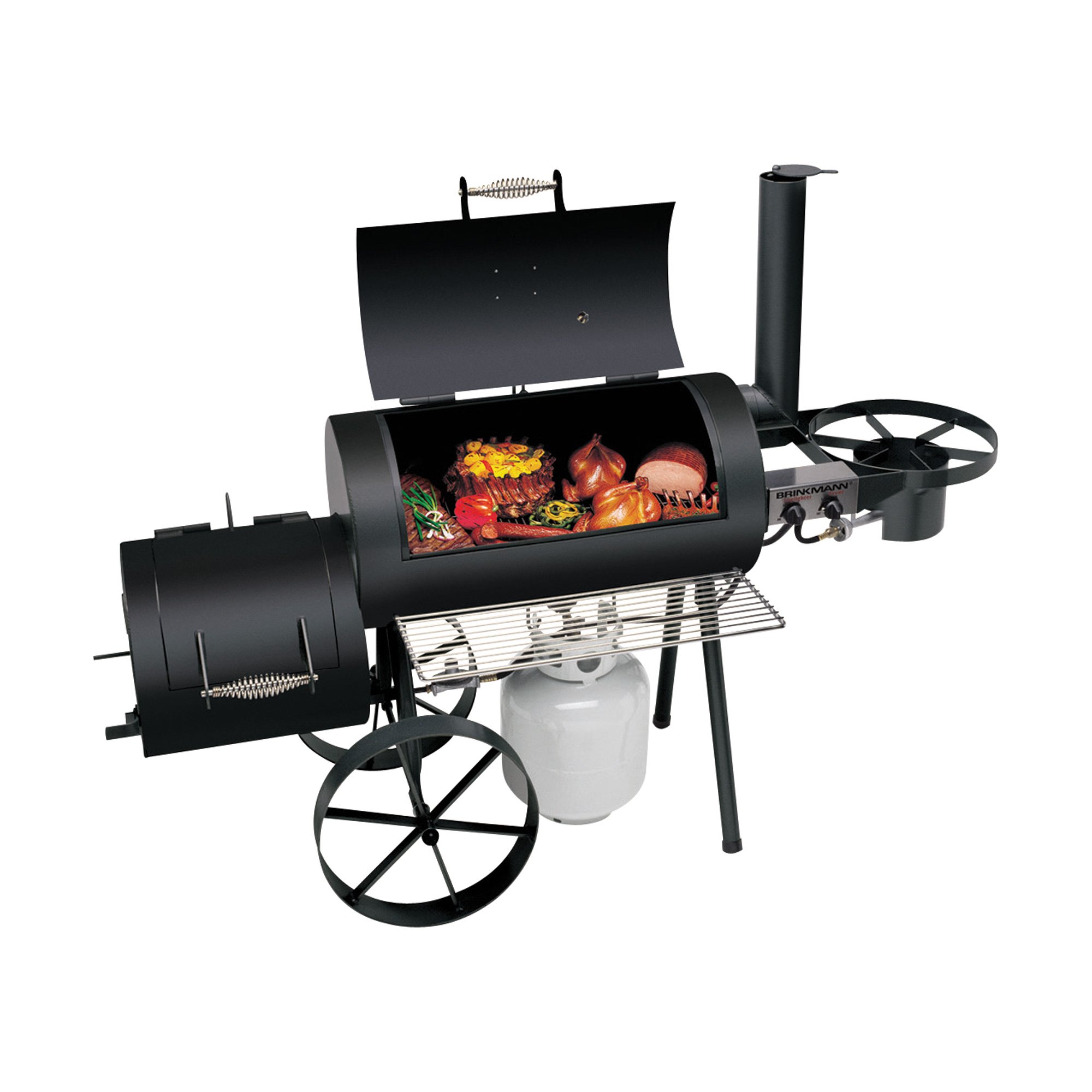 Brinkmann Deluxe Propane Smoker and Grill Combo